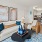 Apartment living room with modern furnishings at Edera Palm Springs