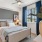 Large window inside an apartment bedroom at Edera Palm Springs